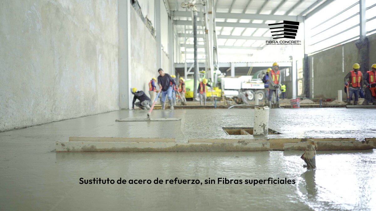 Susituto del acero refuezo sin Fibras superficiales